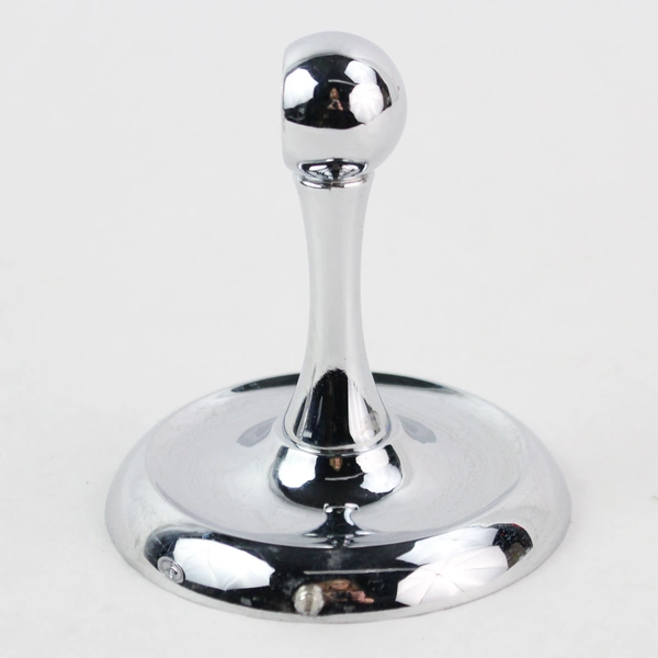 Silver-Tone Metal Towel Rod Holder Set Replacement Bathroom Hardware