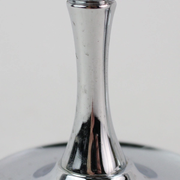 Silver-Tone Metal Towel Rod Holder Set Replacement Bathroom Hardware