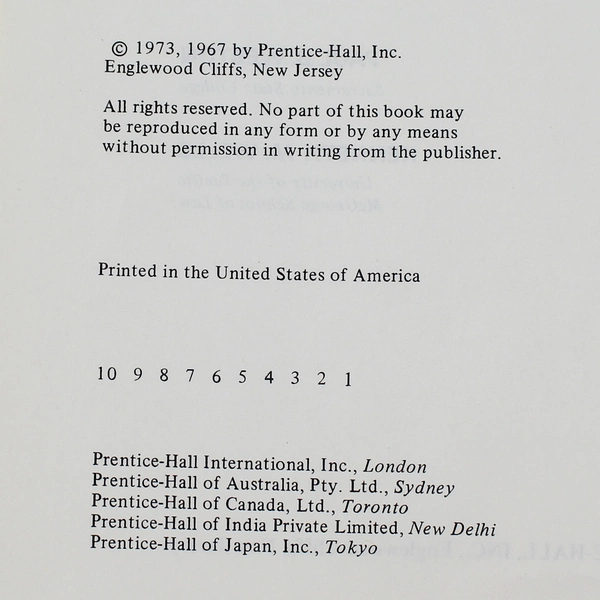 The Administration of Justice 2nd Ed. Weston Wells 1973 Hardcover Book