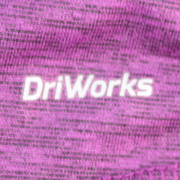 Athletic Works DriWorks Purple Long-Sleeve Activewear Shirt Women's M 8-10