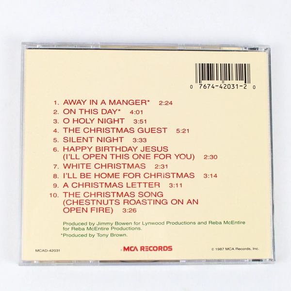 Reba McEntire Merry Christmas To You 1987 Holiday CD MCA Records