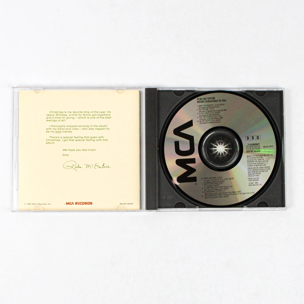 Reba McEntire Merry Christmas To You 1987 Holiday CD MCA Records