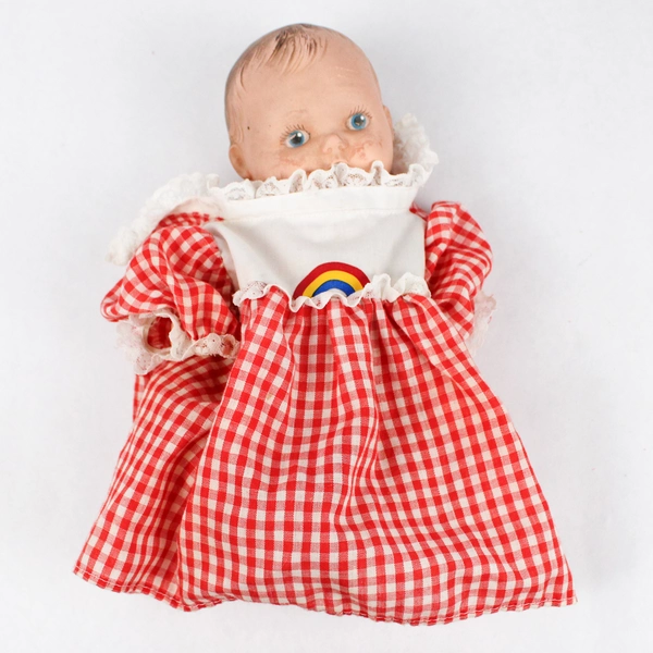 1938 Patent Sun Rubber Company Rubber Baby Doll For Parts or Repair