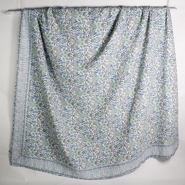 Sigrid Olsen Home Beach Themed Queen Blanket 92" x 104" DIY Fabric Flawed