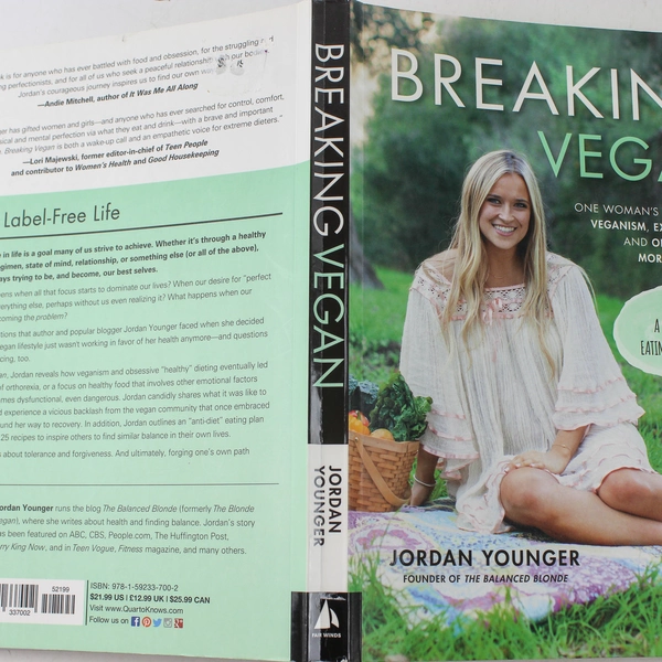 Breaking Vegan by Jordan Younger 2016 Paperback - Pre-owned, Some Wear