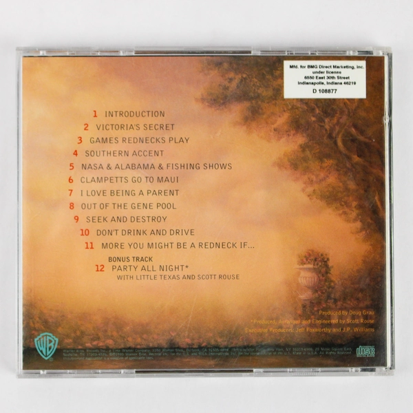 Jeff Foxworthy Games Rednecks Play Comedy CD 1995 Warner Bros