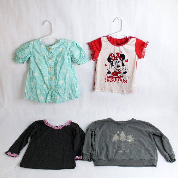 Lot of 7 Toddler Tops and Bottoms Various Brands Various Styles Girls Size 3T