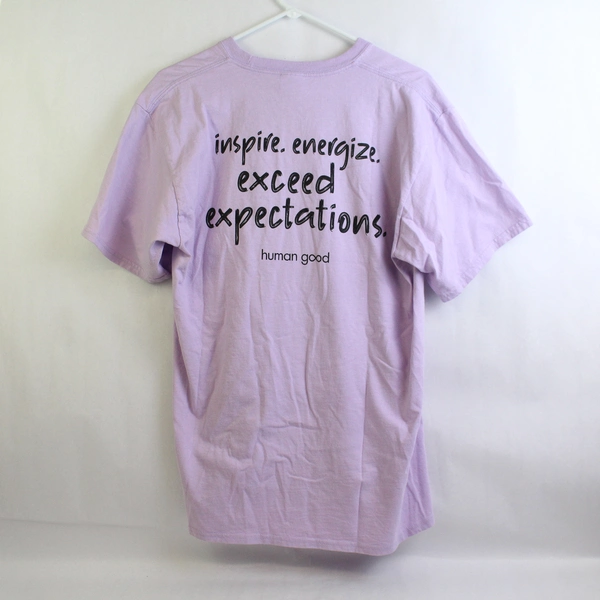 Port & Company Lavender Purple Inspirational Cotton T-Shirt Adult Size Large