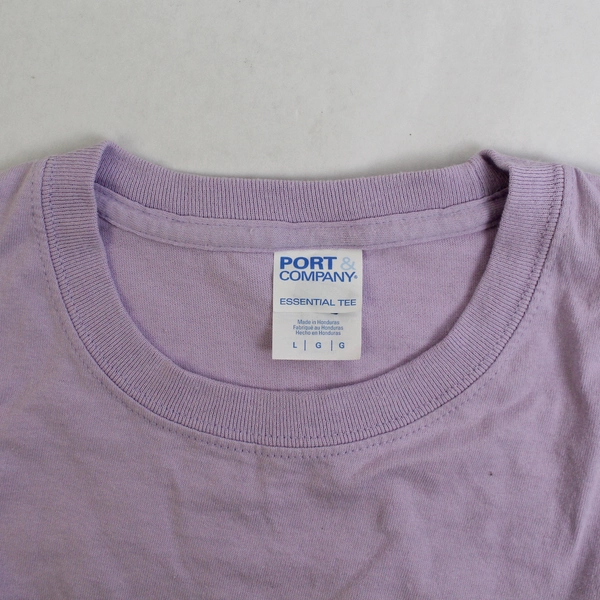 Port & Company Lavender Purple Inspirational Cotton T-Shirt Adult Size Large