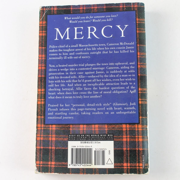 Mercy by Jodi Picoult 1996 Paperback Good Condition Novel