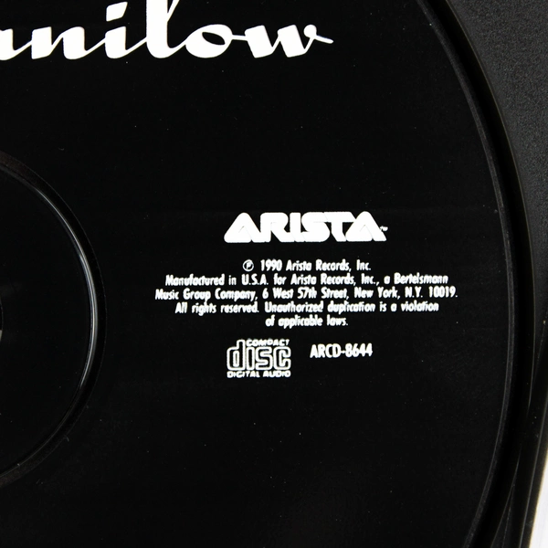 Because It's Christmas CD by Barry Manilow 1990 Arista