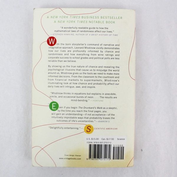 Drunkard's Walk How Randomness Rules Our Lives by Leonard Mlodinow 2009 Good