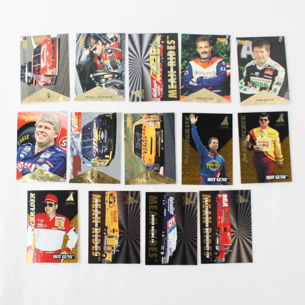 Lot of 14 Pinnacle Zenith Racing Cards 1995-1996