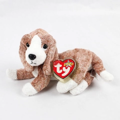 TY Beanie Baby Sniffer 2000 Brown Beagle Dog W/ Tag Plush Doll Toy