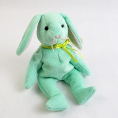 TY Beanie Baby Green Hippity Bunny Original Tag 1996 Style 4119