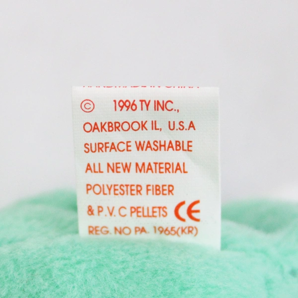 TY Beanie Baby Green Hippity Bunny Original Tag 1996 Style 4119