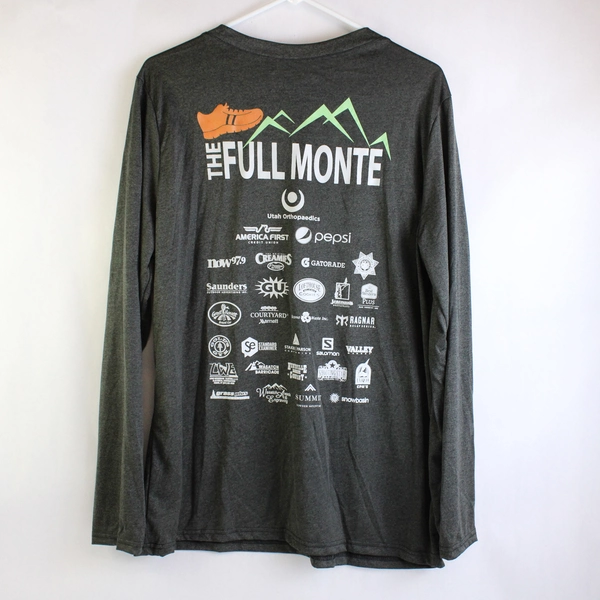 Leslie Jordan Huntsville Marathon Gray V-Neck Athletic T-Shirt Women's XL