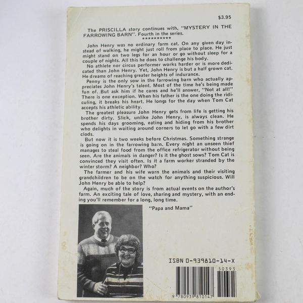 Mystery in the Farrowing Barn by Colene Copeland 1991 Signed Paperback