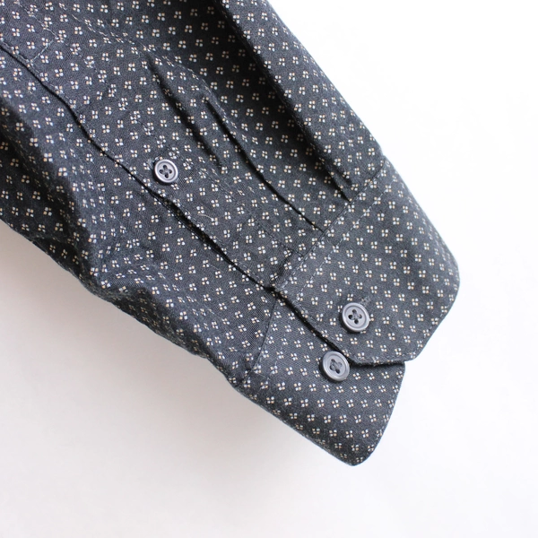 Van Heusen Classic Fit Black Cotton Blend Button-Down Shirt Men's XL 17-17 1/2