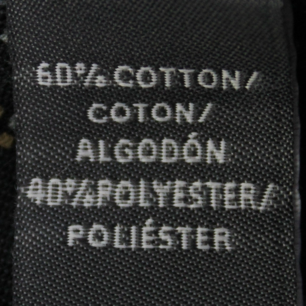 Van Heusen Classic Fit Black Cotton Blend Button-Down Shirt Men's XL 17-17 1/2