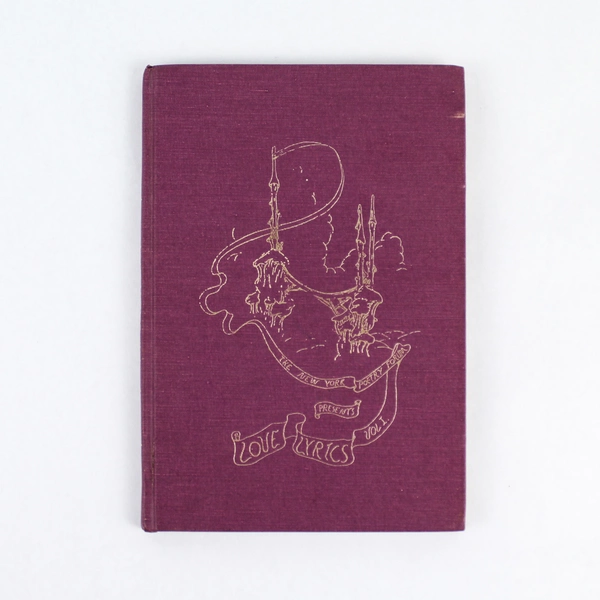 Love Lyrics Anthology Vol 1st Louise Louis Ed 1985 New York Poetry Forum HC