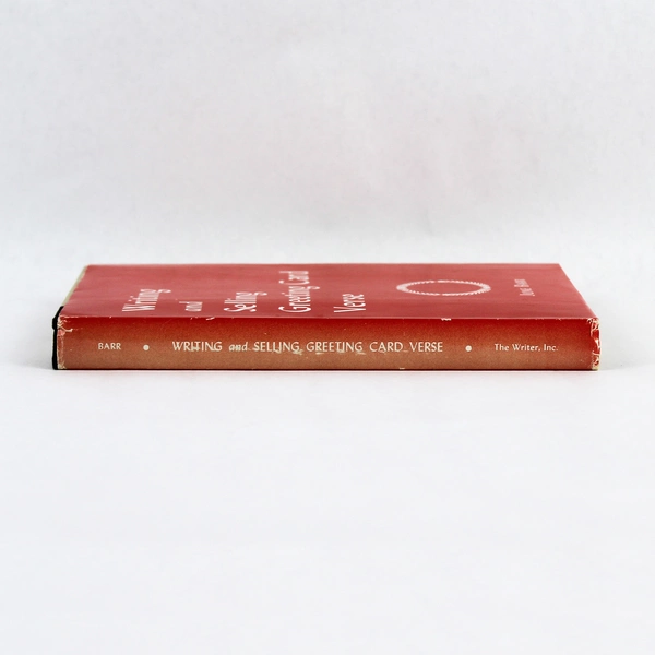 Writing and Selling Greeting Card Verse by June Barr 1966 Hardcover Book