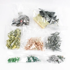 Mixed Lot of Plastic Toy Soldiers Army Vehicles and Accessories