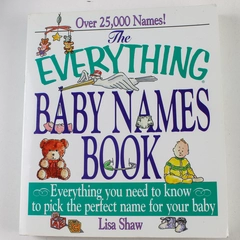 Everything Baby Names Book by Lisa Shaw 1997 - Over 25,000 Names!