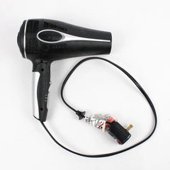 Revlon Black Retractable Electric Hair Dryer Model RVDR5018