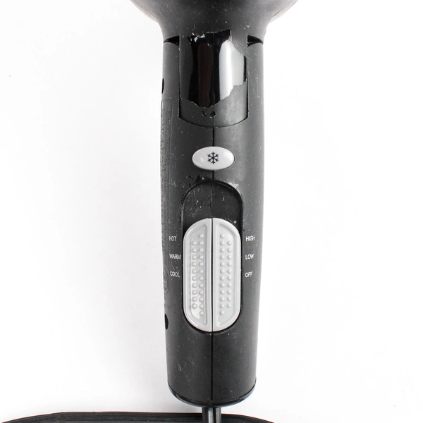 Revlon Black Retractable Electric Hair Dryer Model RVDR5018
