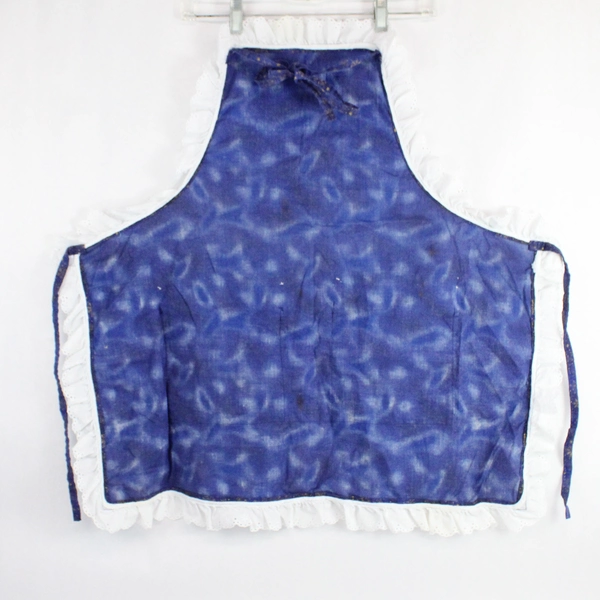 Handmade Blue Snowflake Design Christmas Kitchen Apron