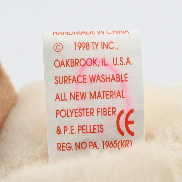 TY Beanie Baby Wise 1998 Brown Graduation Owl W/ Tag Plush Doll Toy