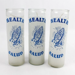 Lot of 3 Indio Products Health White Prayer Candles