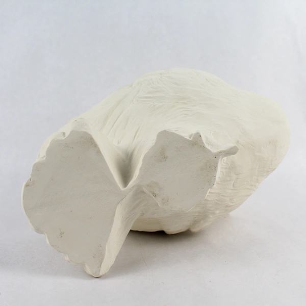 Set of 5 Unbranded Mother and Baby Doves Ceramic Bisque Vase Planters