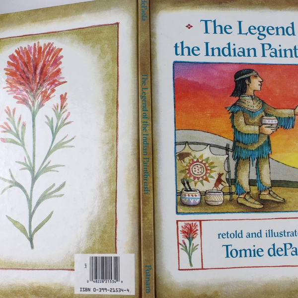 The Legend of the Indian Paintbrush by Tomie dePaola 1988 Hardcover Book