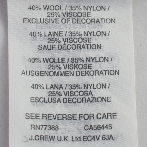 J. Crew Gray Long-Sleeved Knit Sweater Women's Size S - Pre-Owned, Tiny Stain