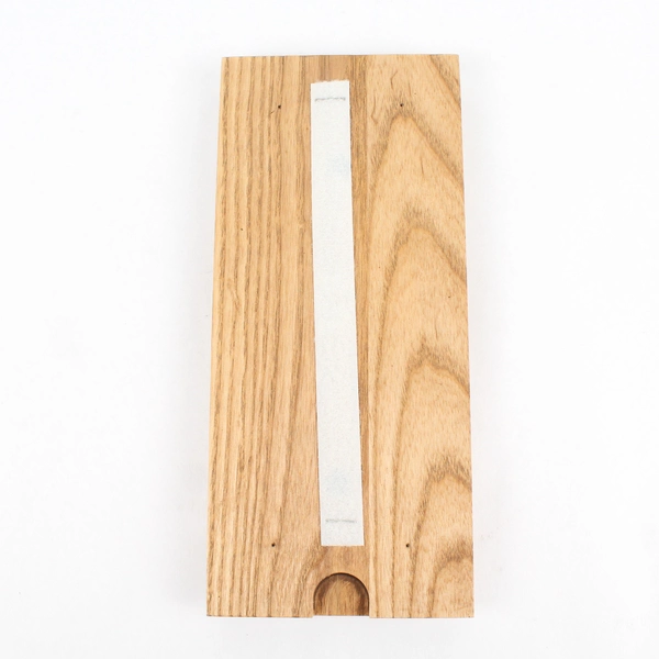 Wood And Brass Cross Plaque 9 x 4 inch