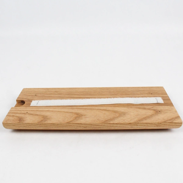 Wood And Brass Cross Plaque 9 x 4 inch