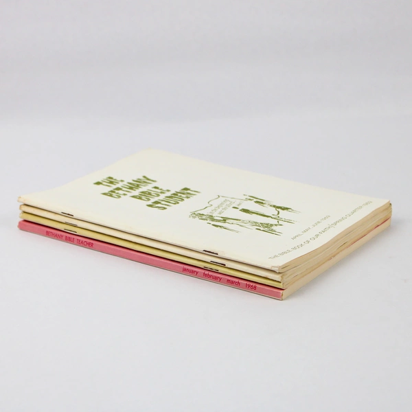 Lot Of 4 Bethany Bible Student Textbooks 1968 & 1969 3 Student And 1 Teacher PB