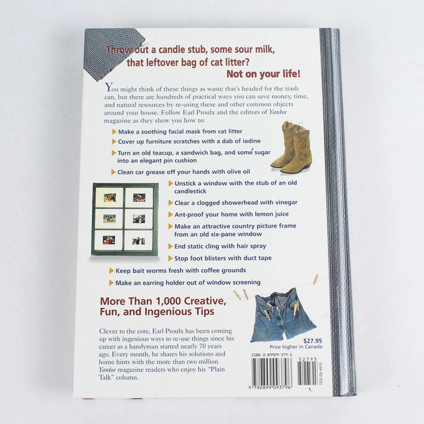 Vinegar, Duct Tape, Milk Jugs & More by Earl Proulx 1999 HC - DIY Tips Book