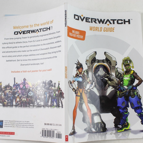 Overwatch World Guide by Terra Winters 2017 Paperback - Good Condition