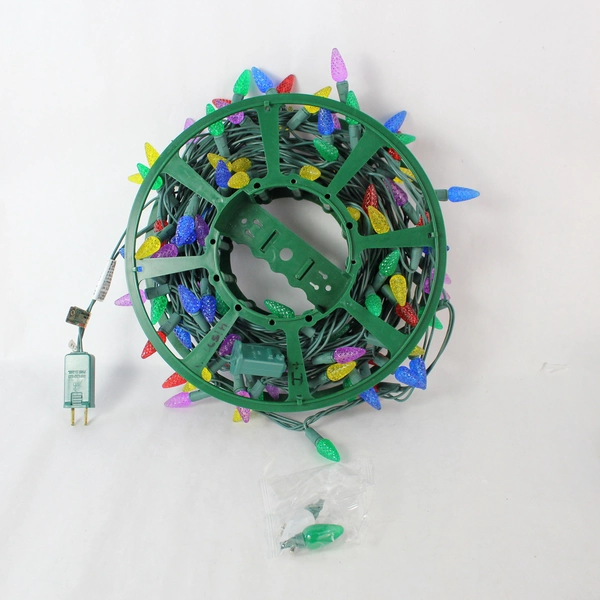 Set of 2 Multicolor LED Outdoor Christmas Lights 31ft Each Pre-Owned