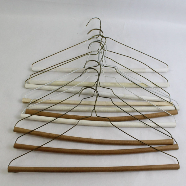Lot of 10 Wire Clothes Hangers For Pants & Shirts