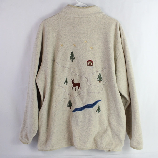 Northern Reflections Women's Large Fleece Jacket - Flawed, Cozy Design