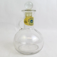 Empty Clear Glass Bottle Of Aceto Balsamico Di Modena Igp Decor