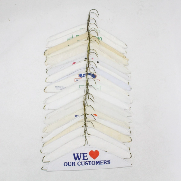 Lot of 20 Metal Dry Cleaners Clothes Hangers