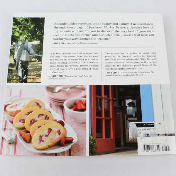 Farmers Market Desserts Cookbook by Jennie Schacht 2010 - Good Condition