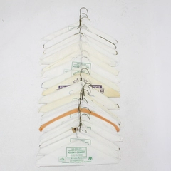 Lot of 19 Metal Dry Cleaners Clothes Hangers
