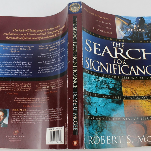 The Search for Significance by Robert S McGee 1998 Paperback - Good Condition