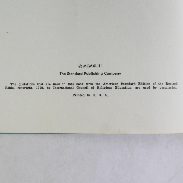 Vintage The Church Of The New Testament by C J Sharp 1943 Paperback